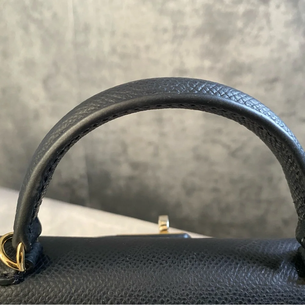 Hermès Mini Kelly (20cm) in black Epsom leather - Picture 14 of 16